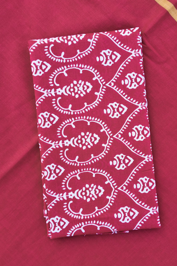 Mul Mul Cotton - Maroon