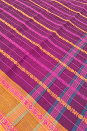 Chettinad Velthari Saree - Meganta