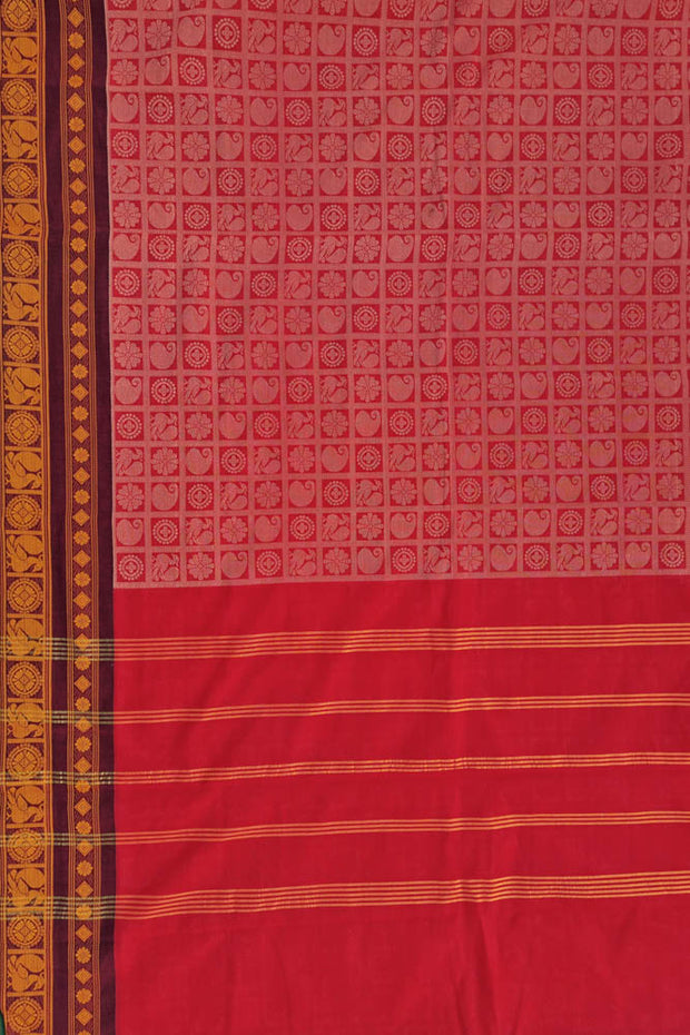 Kanchi Annam Kattam W/ Blouse - Red
