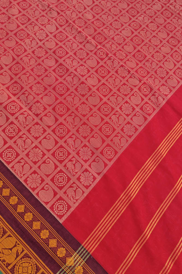 Kanchi Annam Kattam W/ Blouse - Red