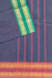 Ganga Jamuna Saree W/Blouse - Blue