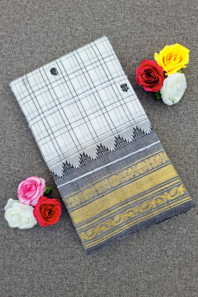 Aira Saree - White