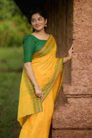 Butta Saree - Yellow