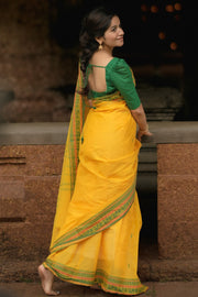Butta Saree - Yellow