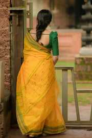 Butta Saree - Yellow