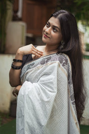 Kothai Saree - White