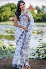 Kathadi Butta - White